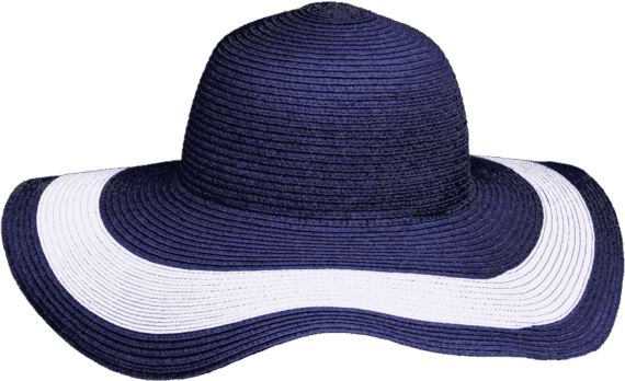 a stylish strawhat